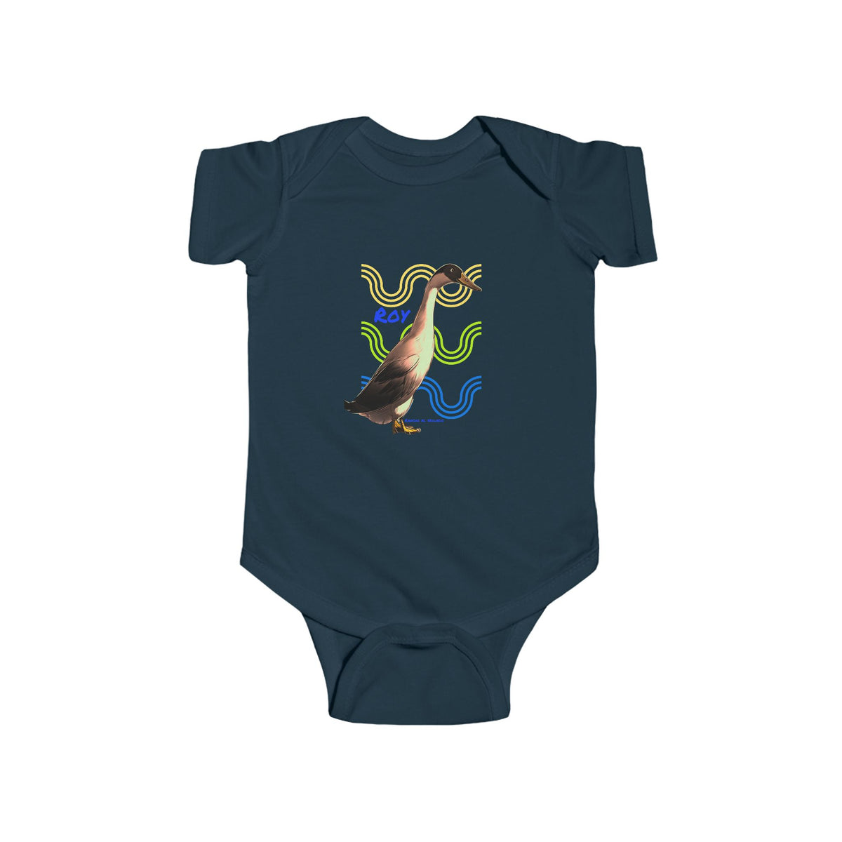 INFANT SHORT SLEEVE ONESIE - ROY - CALI SUN