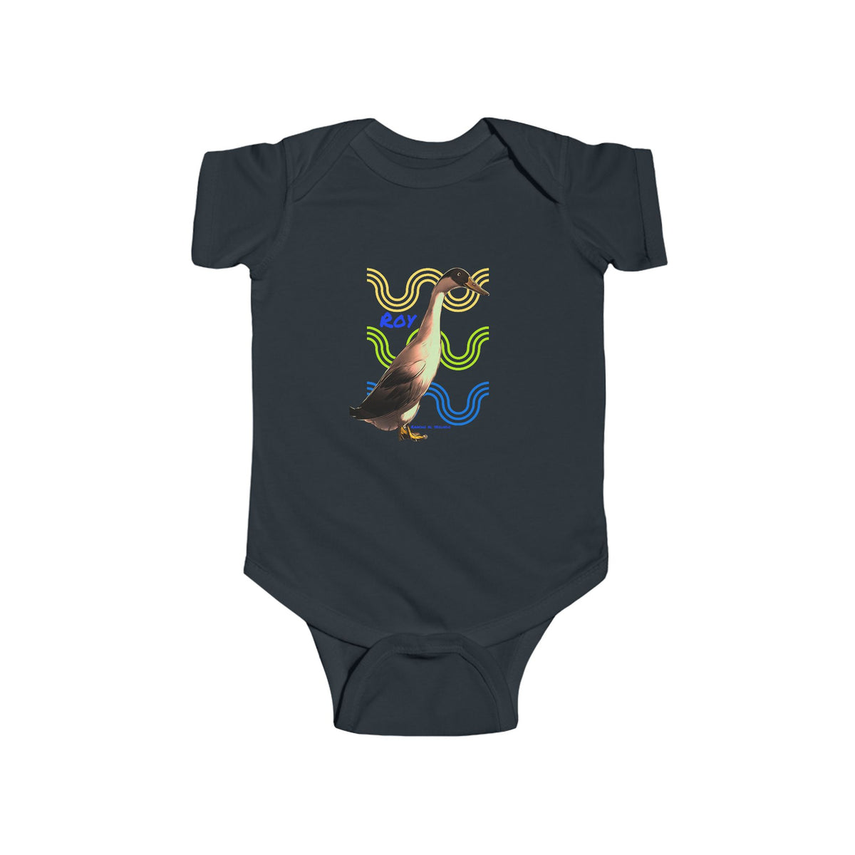 INFANT SHORT SLEEVE ONESIE - ROY - CALI SUN