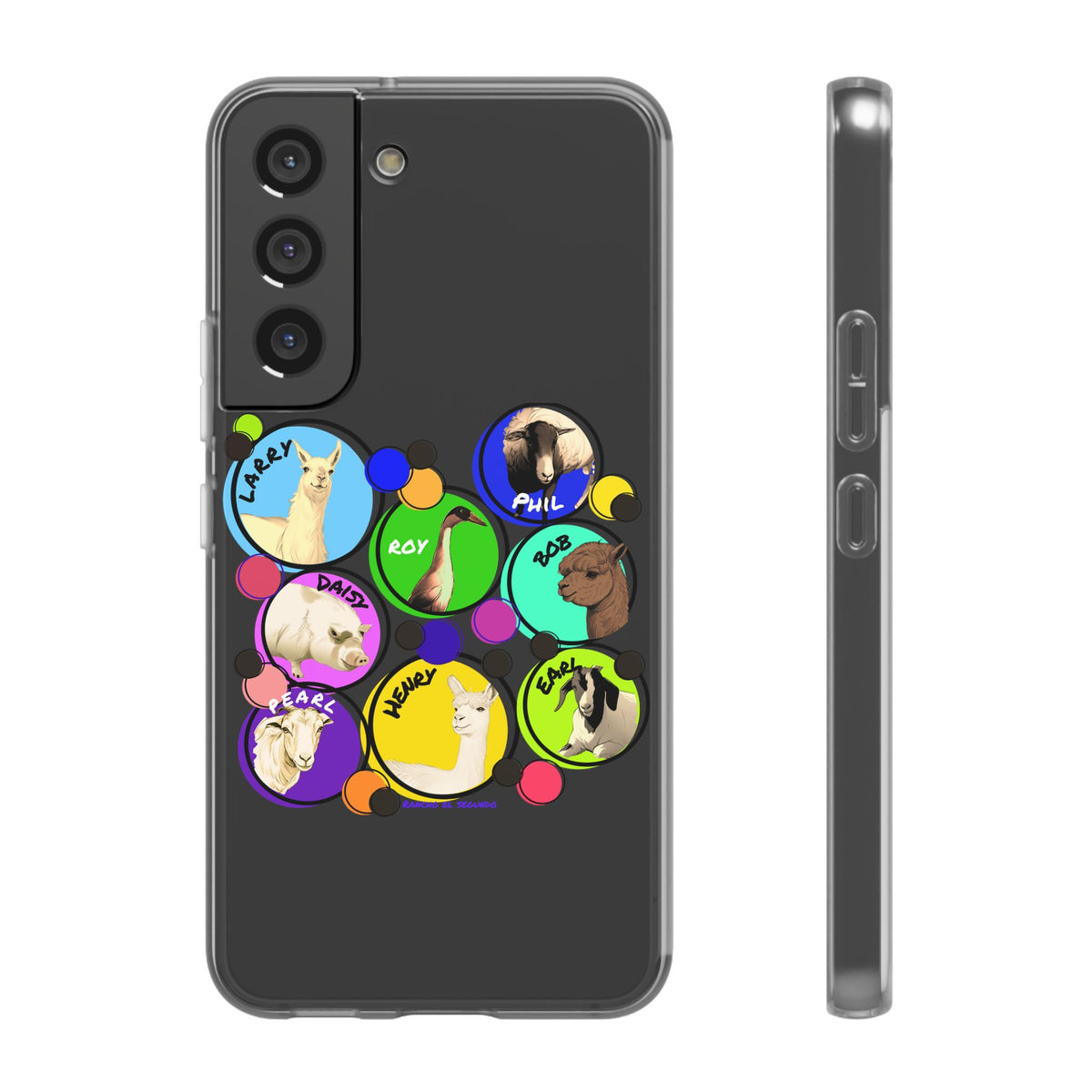 IPHONE & GALAXY FLEXI CASE - THE WHOLE GANG - CALI SUN