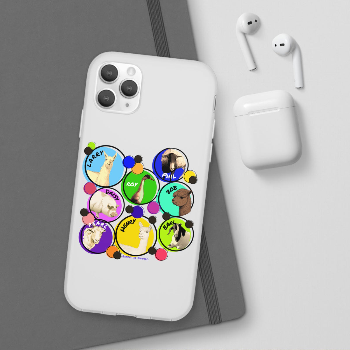 IPHONE & GALAXY FLEXI CASE - THE WHOLE GANG - CALI SUN