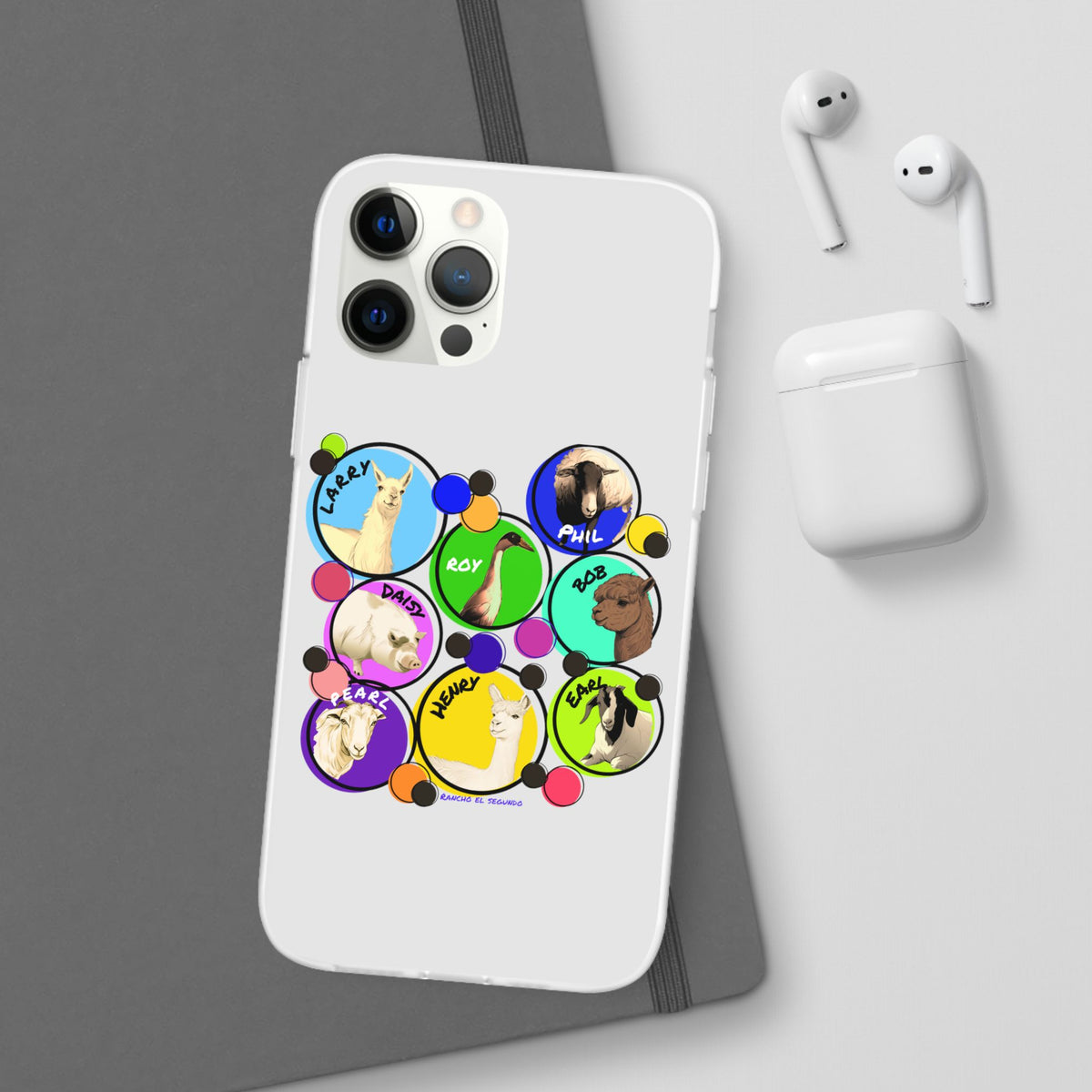 IPHONE & GALAXY FLEXI CASE - THE WHOLE GANG - CALI SUN