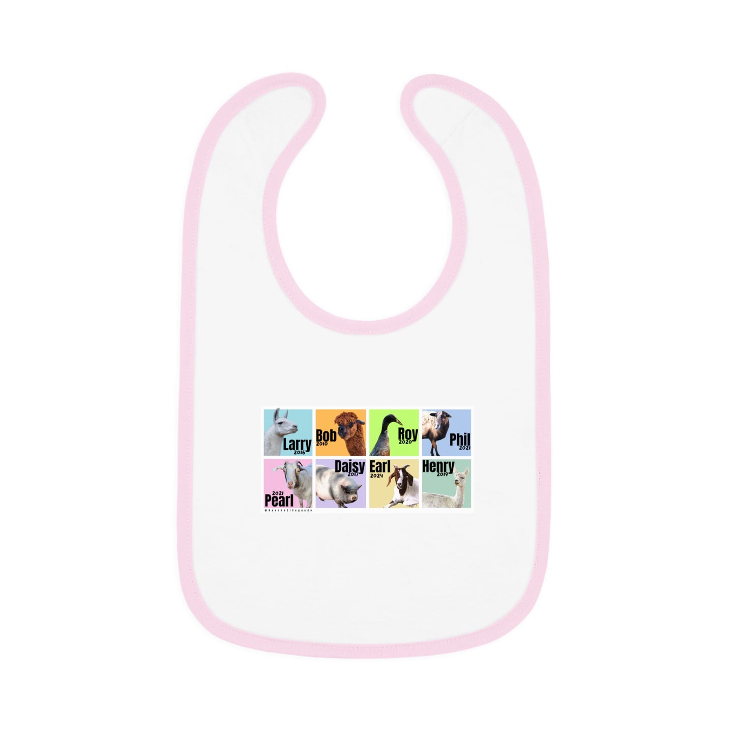 THE WHOLE GANG - BABY BIB - PASTEL