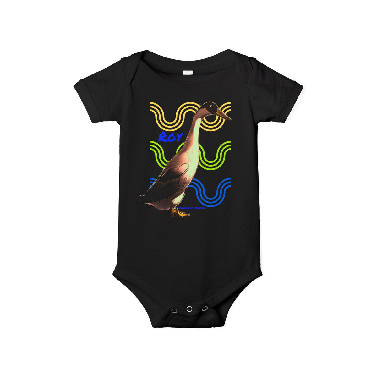 INFANT SHORT SLEEVE ONESIE - ROY - CALI SUN