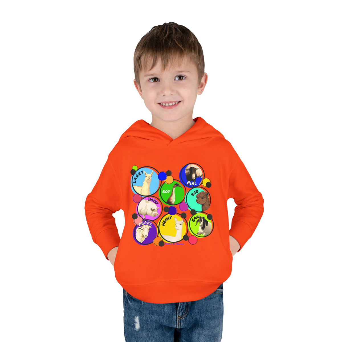 TODDLER  HOODIE - THE WHOLE GANG - CALI SUN