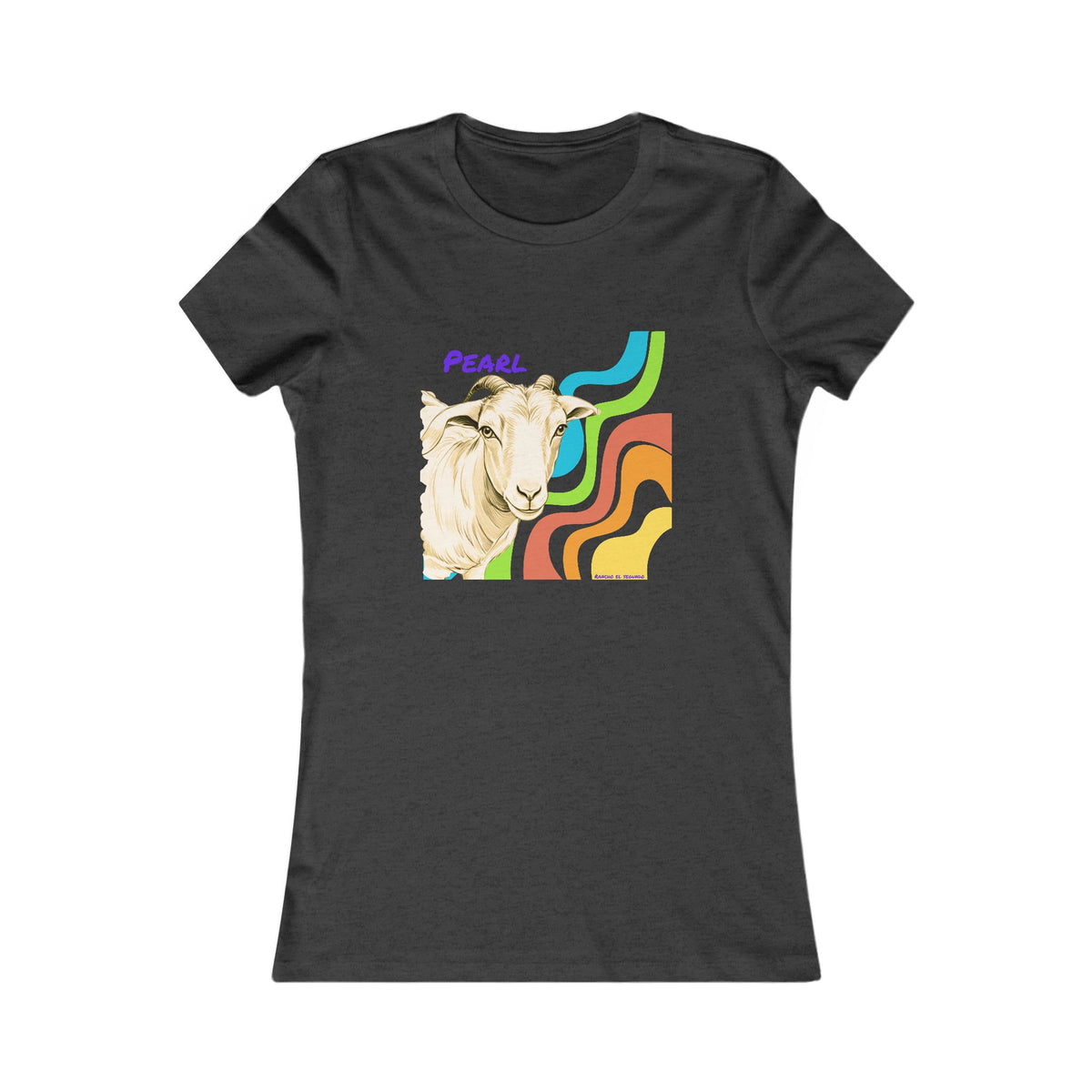 WOMENS SLIM CUT T-SHIRT - PEARL - CALI SUN