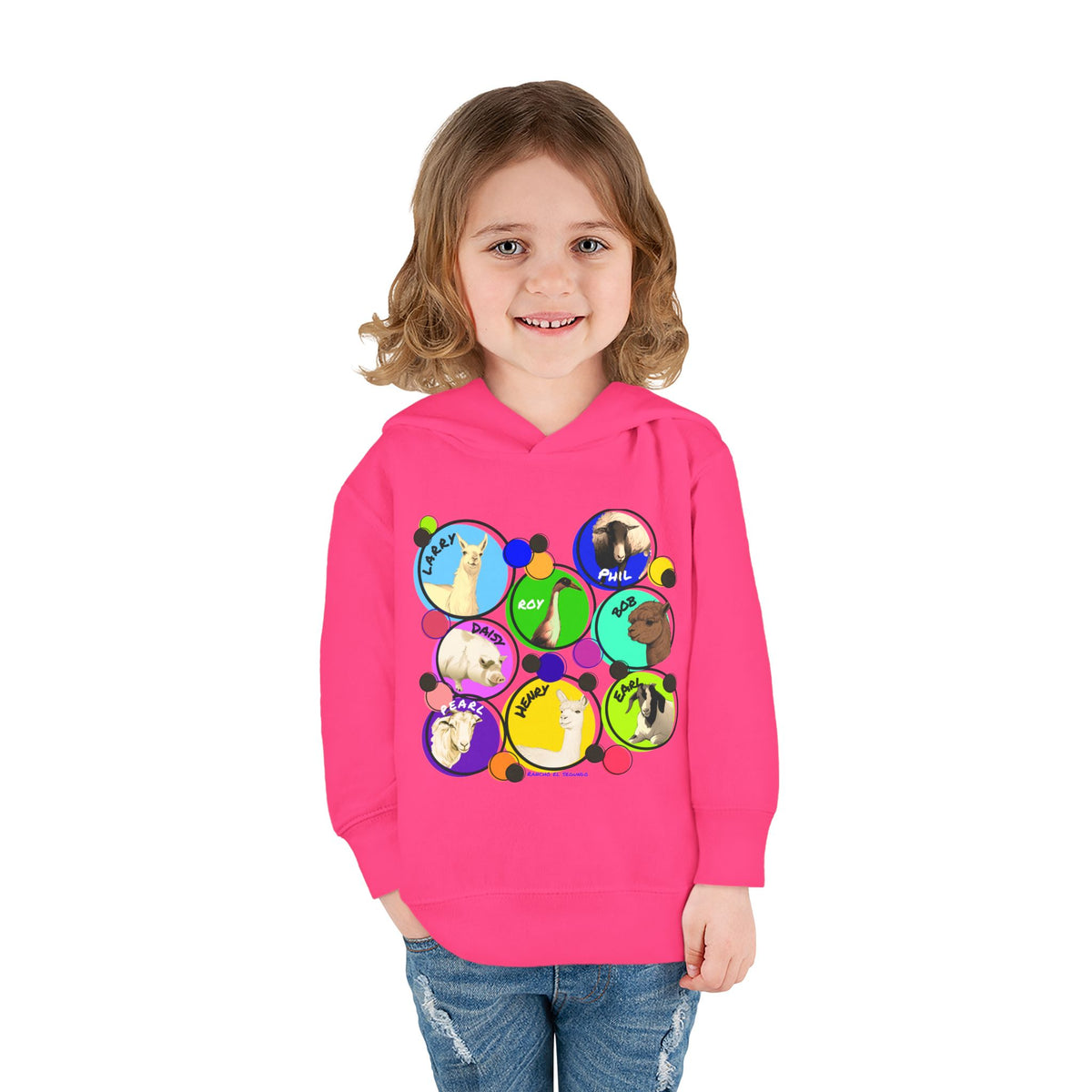 TODDLER  HOODIE - THE WHOLE GANG - CALI SUN