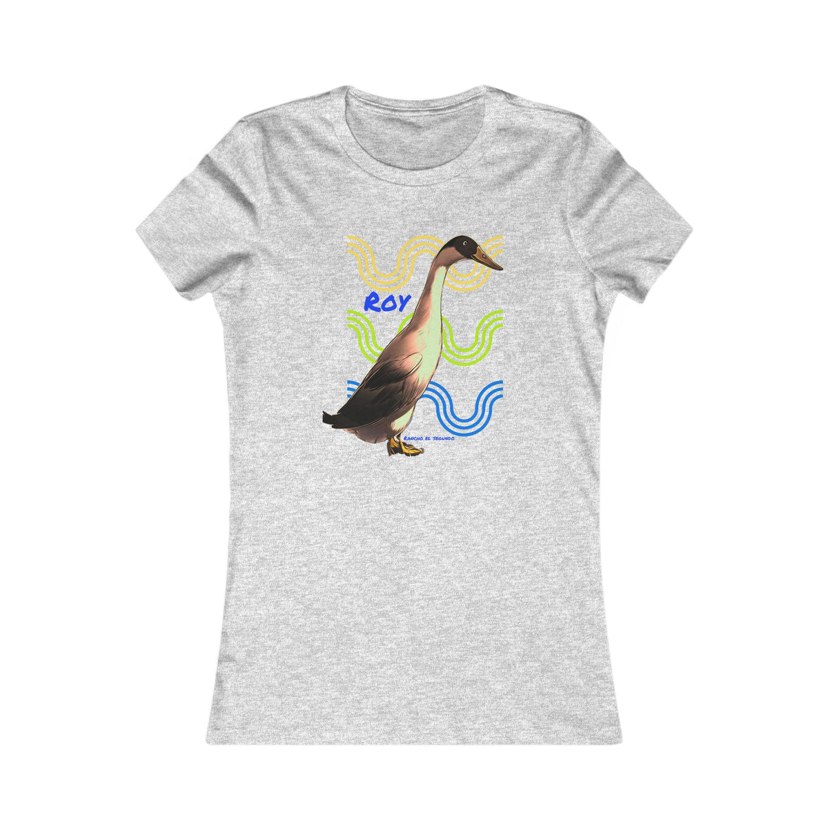 WOMENS SLIM CUT T-SHIRT - ROY - CALI SUN