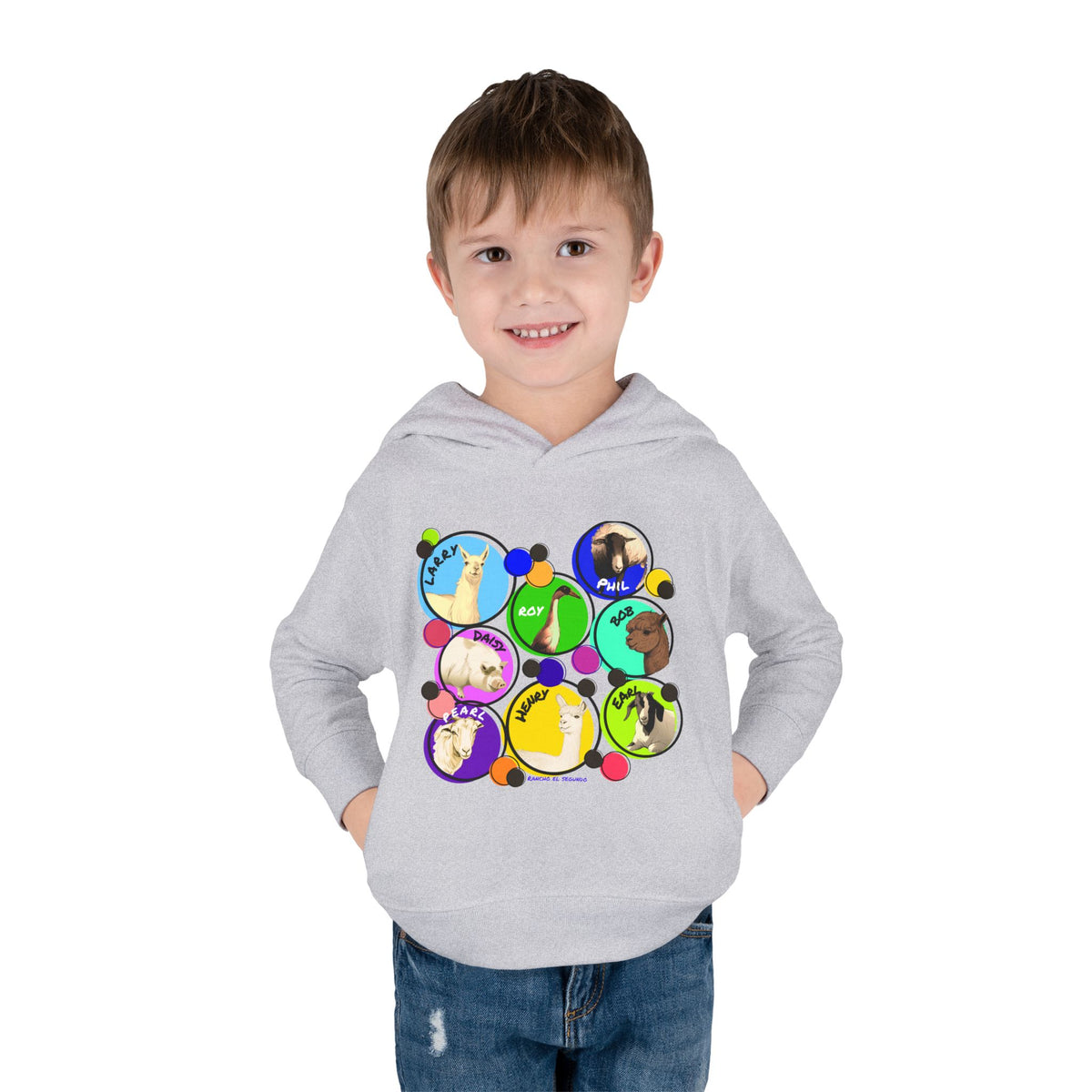 TODDLER  HOODIE - THE WHOLE GANG - CALI SUN