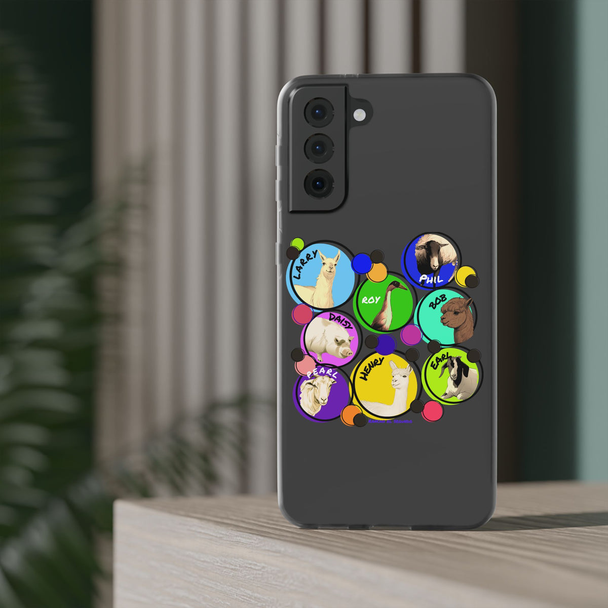 IPHONE & GALAXY FLEXI CASE - THE WHOLE GANG - CALI SUN