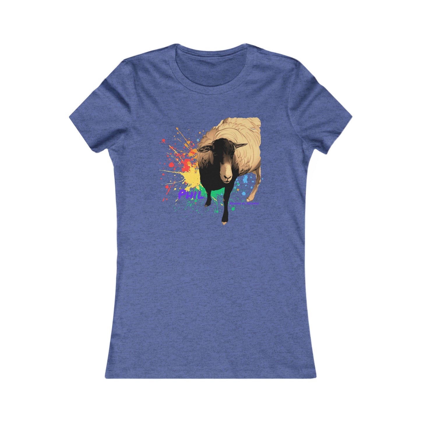 WOMENS SLIM CUT T-SHIRT - PHIL - CALI SUN