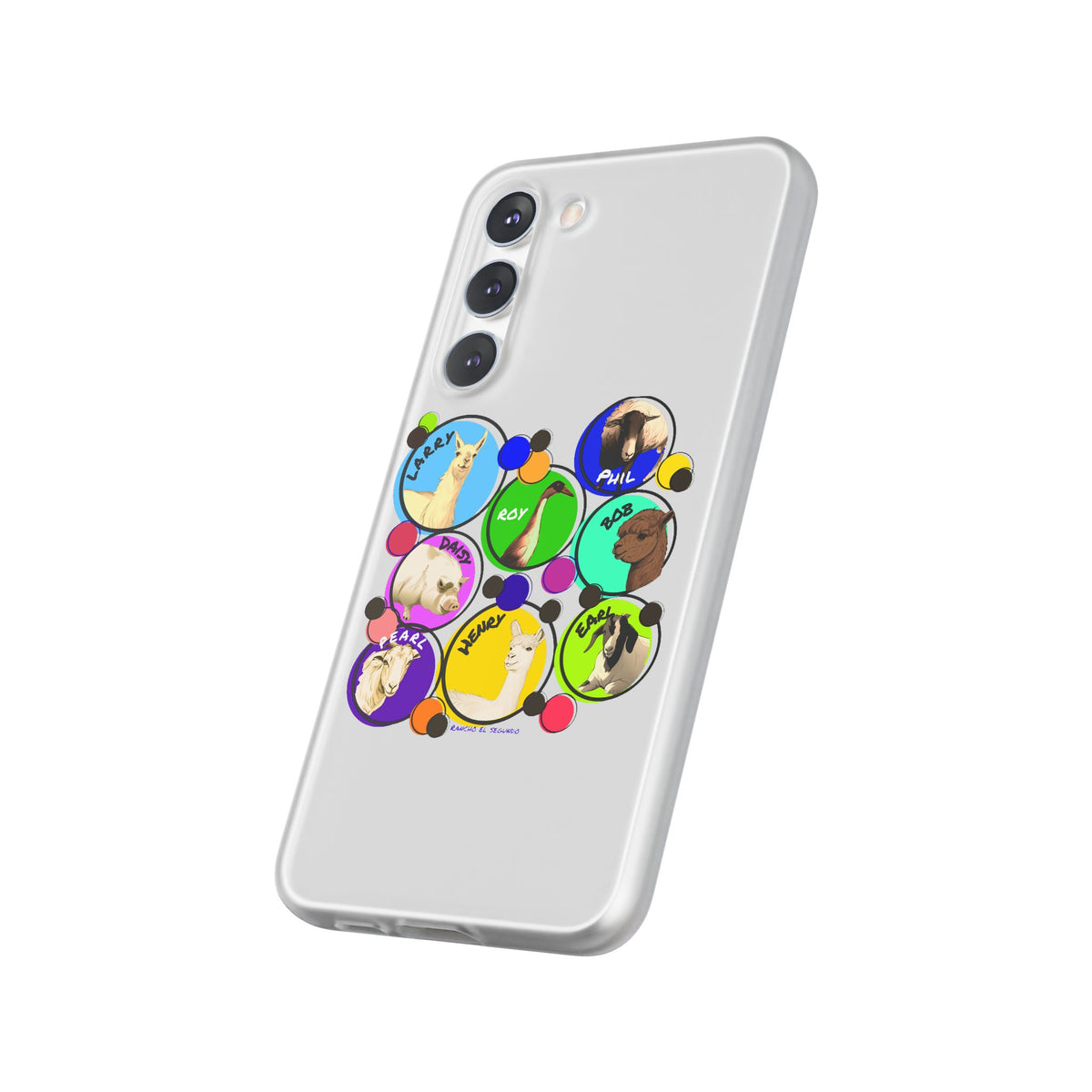IPHONE & GALAXY FLEXI CASE - THE WHOLE GANG - CALI SUN