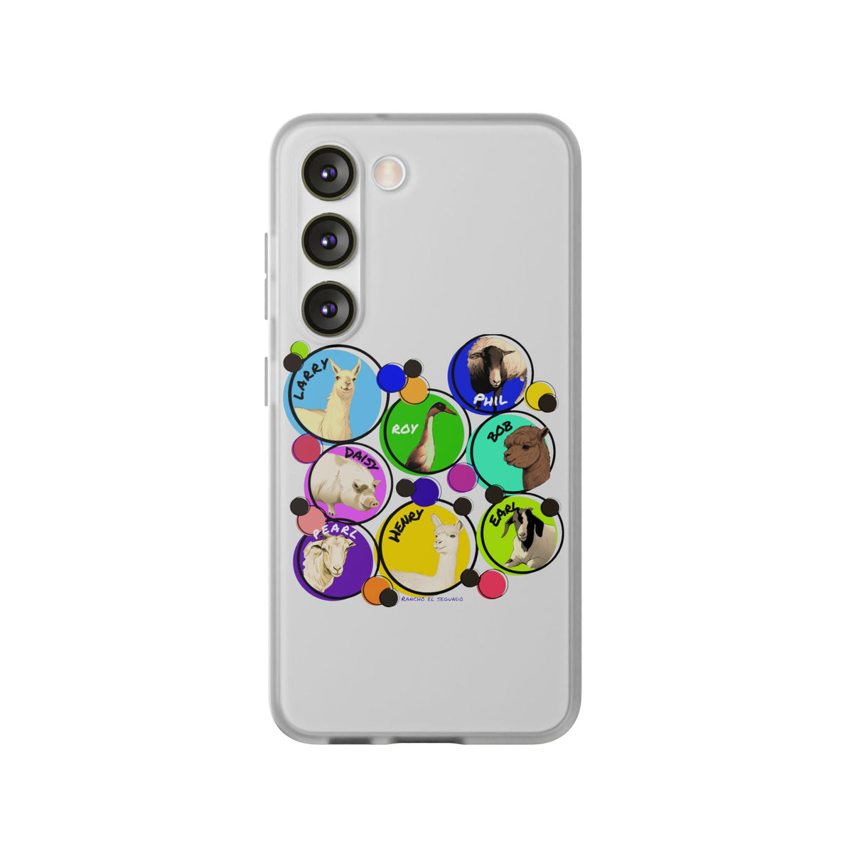 IPHONE & GALAXY FLEXI CASE - THE WHOLE GANG - CALI SUN