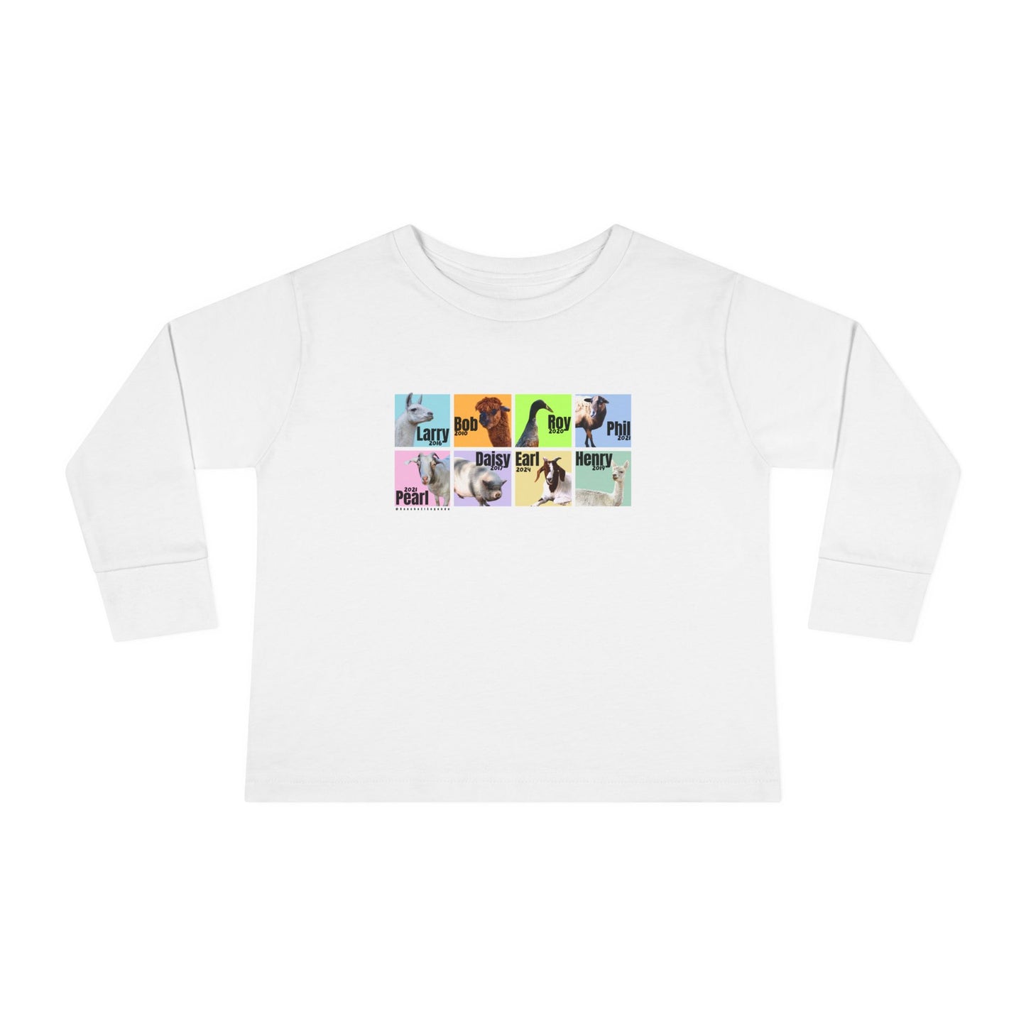 THE WHOLE GANG - LONG SLEEVE TEE - PASTEL