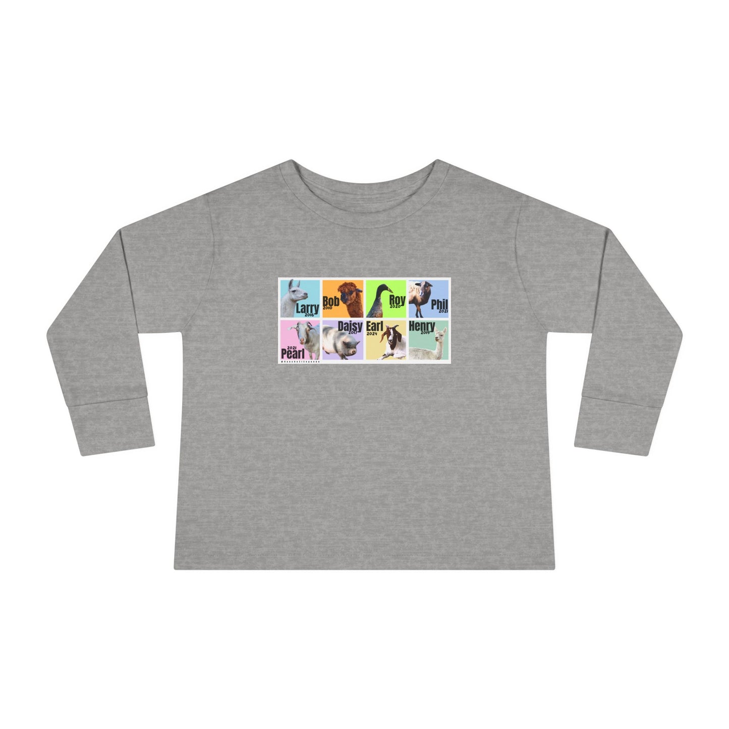 THE WHOLE GANG - LONG SLEEVE TEE - PASTEL