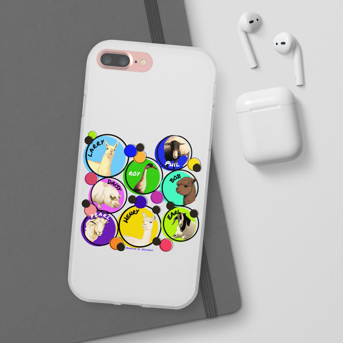 IPHONE & GALAXY FLEXI CASE - THE WHOLE GANG - CALI SUN