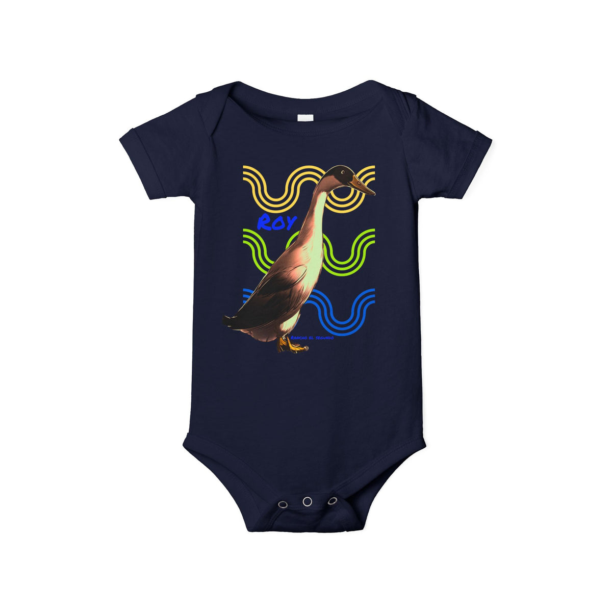 INFANT SHORT SLEEVE ONESIE - ROY - CALI SUN