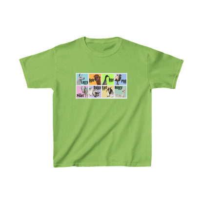 THE WHOLE GANG - KIDS TEE -  PASTEL