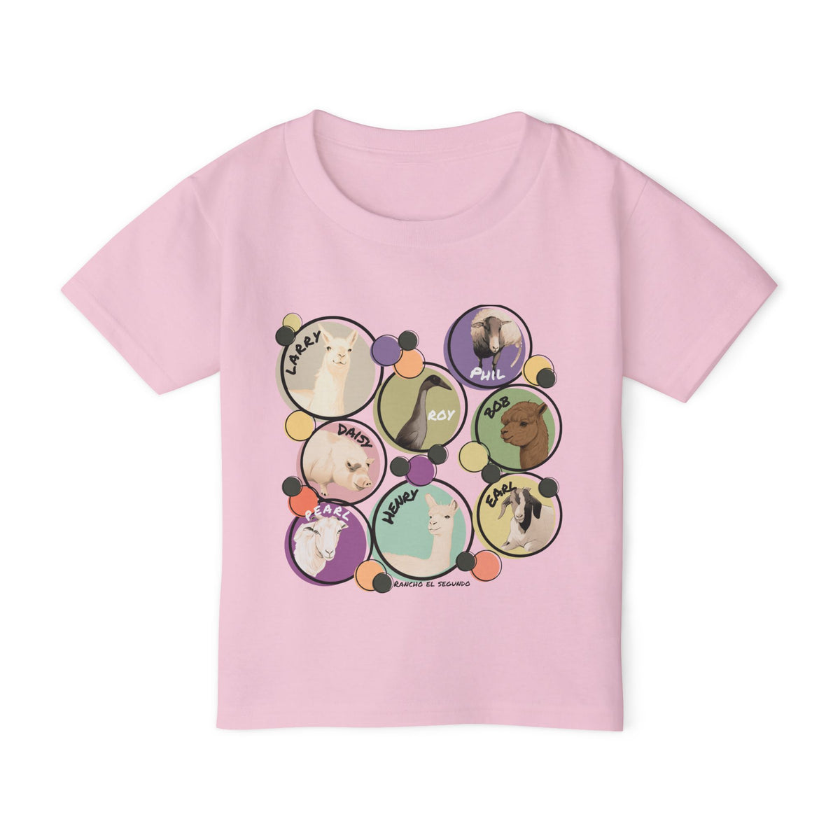 Toddler T-shirt - The Whole Gang  - Muted Colors