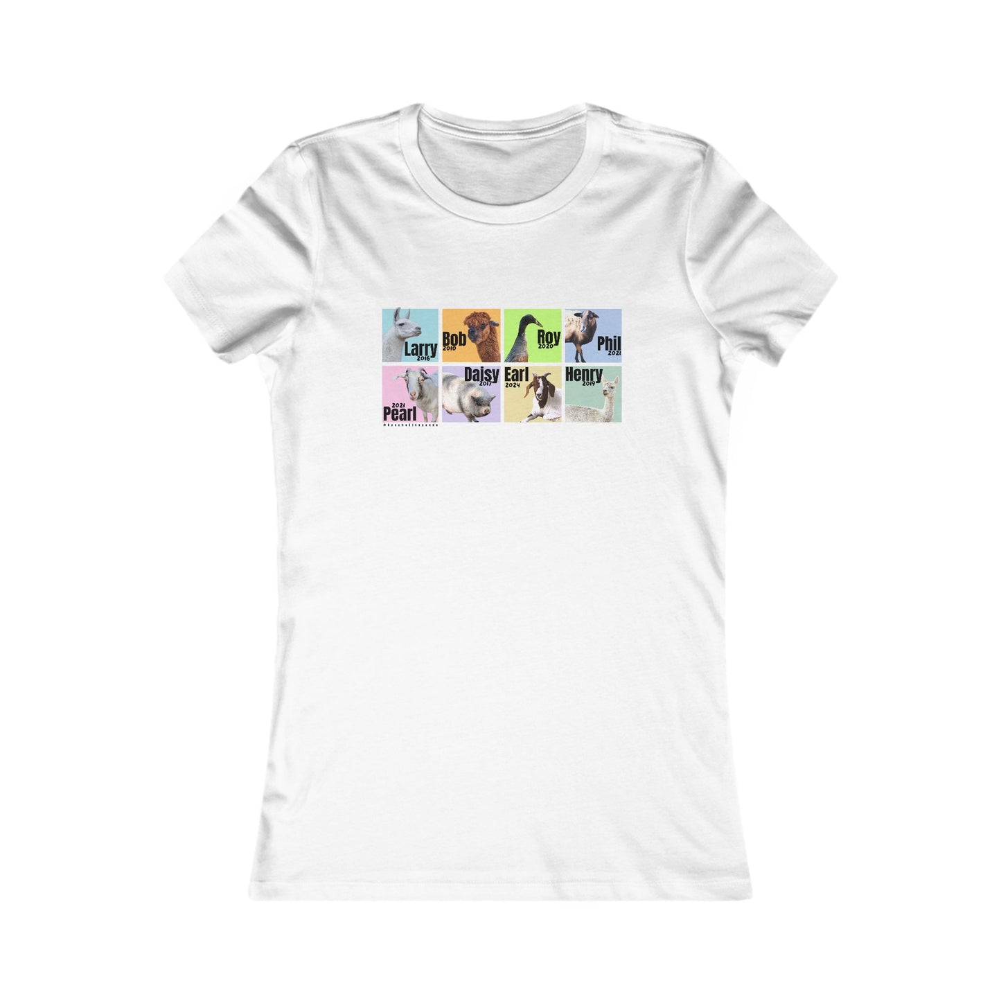 THE WHOLE GANG - WOMEN'S TEE - PASTEL