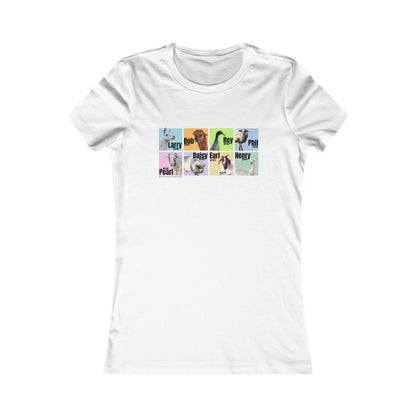 THE WHOLE GANG - WOMEN'S TEE - PASTEL