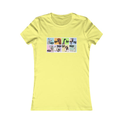 THE WHOLE GANG - WOMEN'S TEE - PASTEL