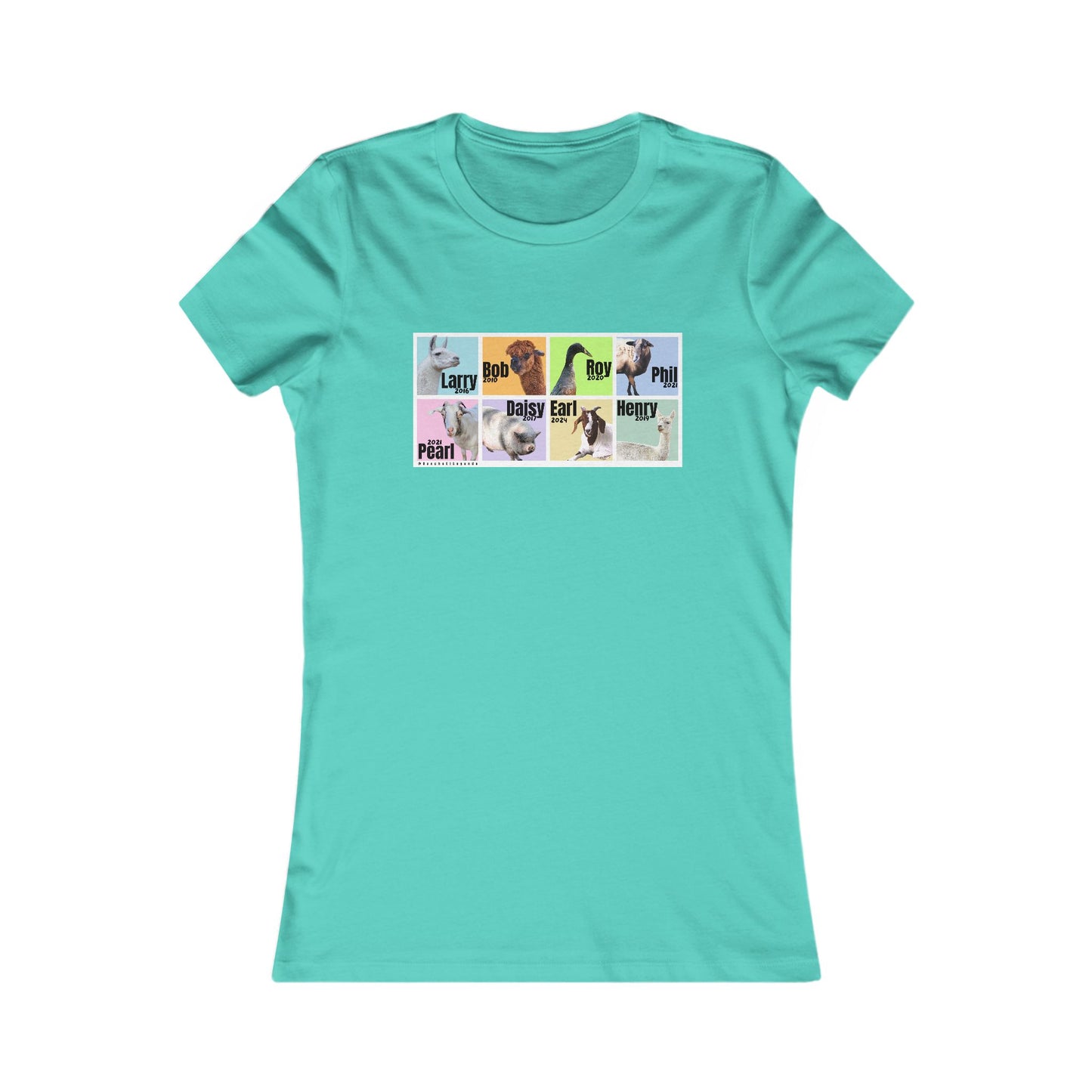 THE WHOLE GANG - WOMEN'S TEE - PASTEL