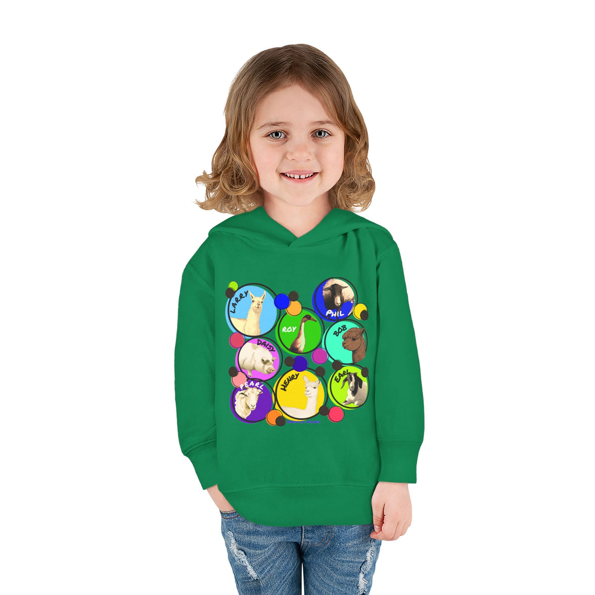 TODDLER  HOODIE - THE WHOLE GANG - CALI SUN