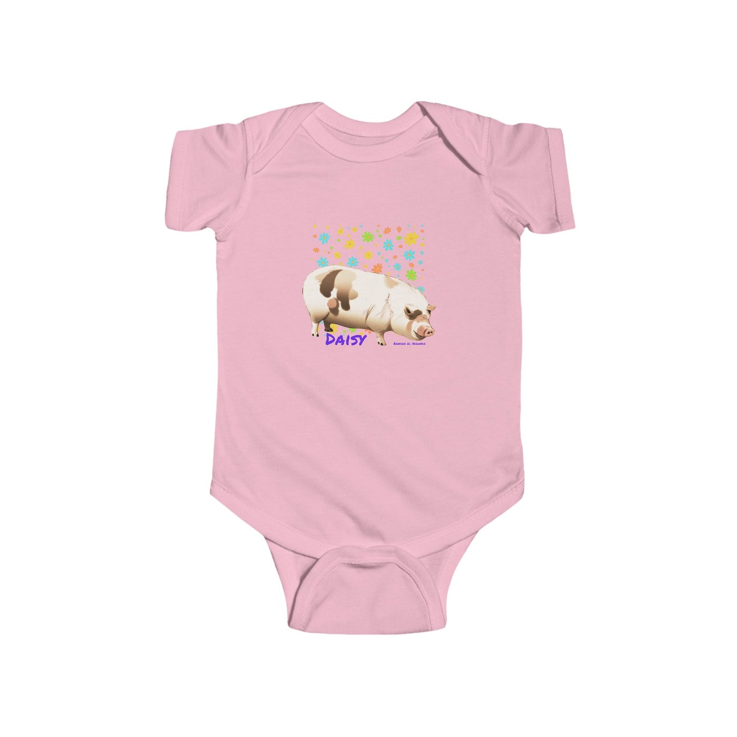 INFANT SHORT SLEEVE ONESIE - DAISY - CALI SUN