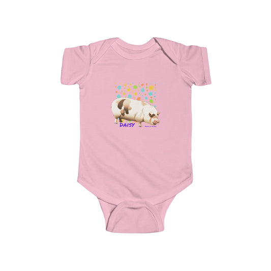 INFANT SHORT SLEEVE ONESIE - DAISY - CALI SUN