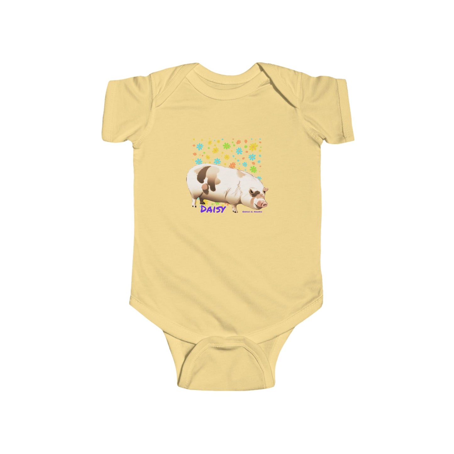 INFANT SHORT SLEEVE ONESIE - DAISY - CALI SUN