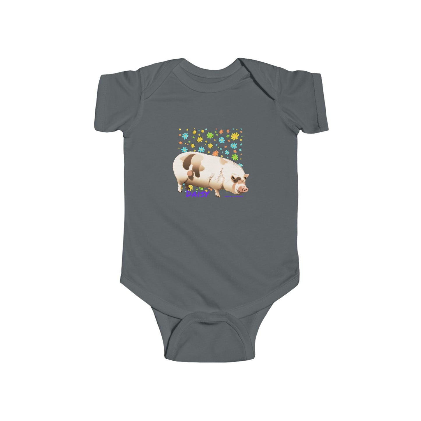 INFANT SHORT SLEEVE ONESIE - DAISY - CALI SUN