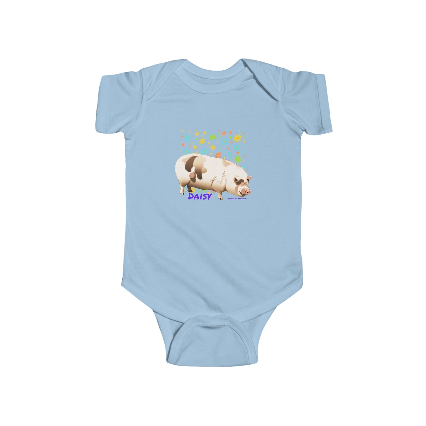 INFANT SHORT SLEEVE ONESIE - DAISY - CALI SUN