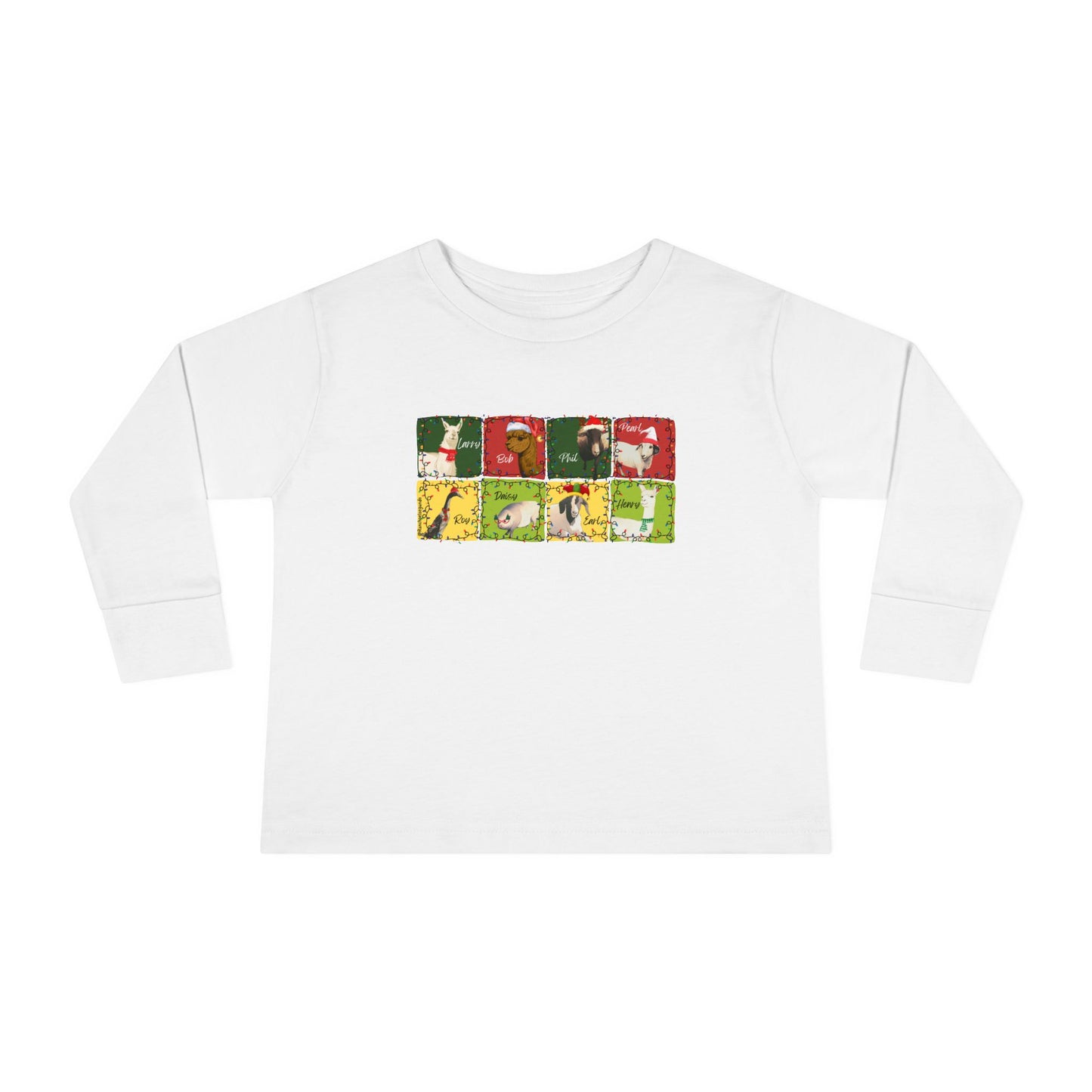 CHRISTMAS WITH THE WHOLE GANG - TODDLER LONG SLEEVE TEE