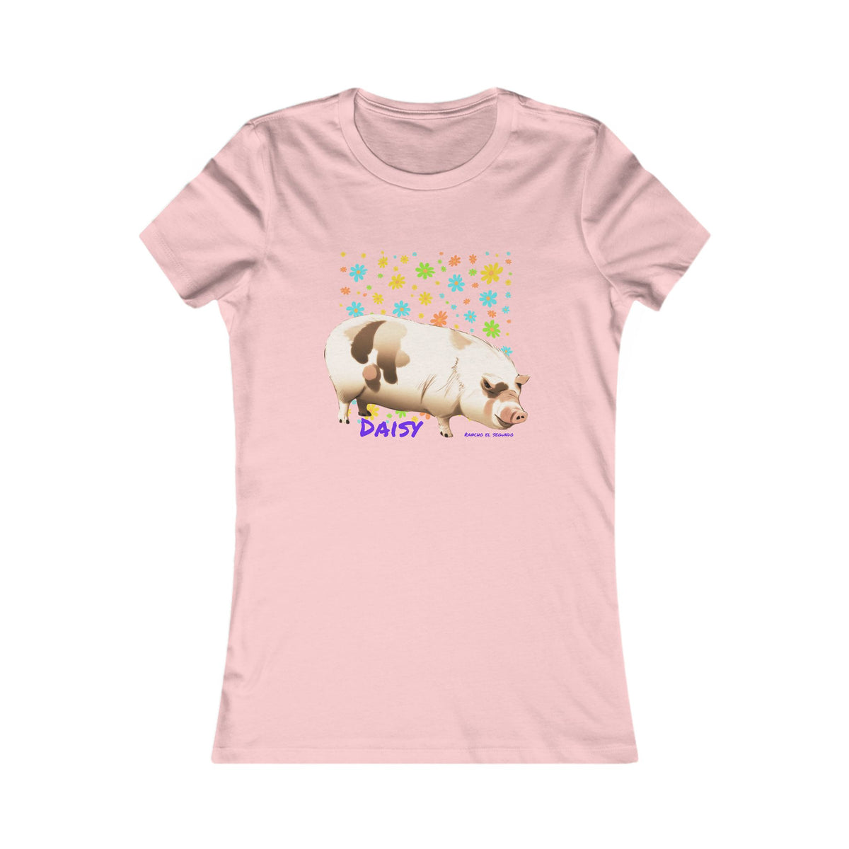 WOMENS SLIM CUT T-SHIRT - DAISY - CALI SUN