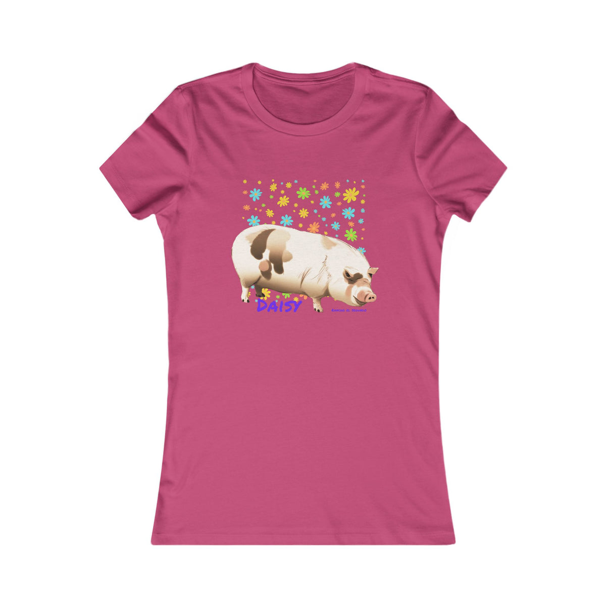 WOMENS SLIM CUT T-SHIRT - DAISY - CALI SUN