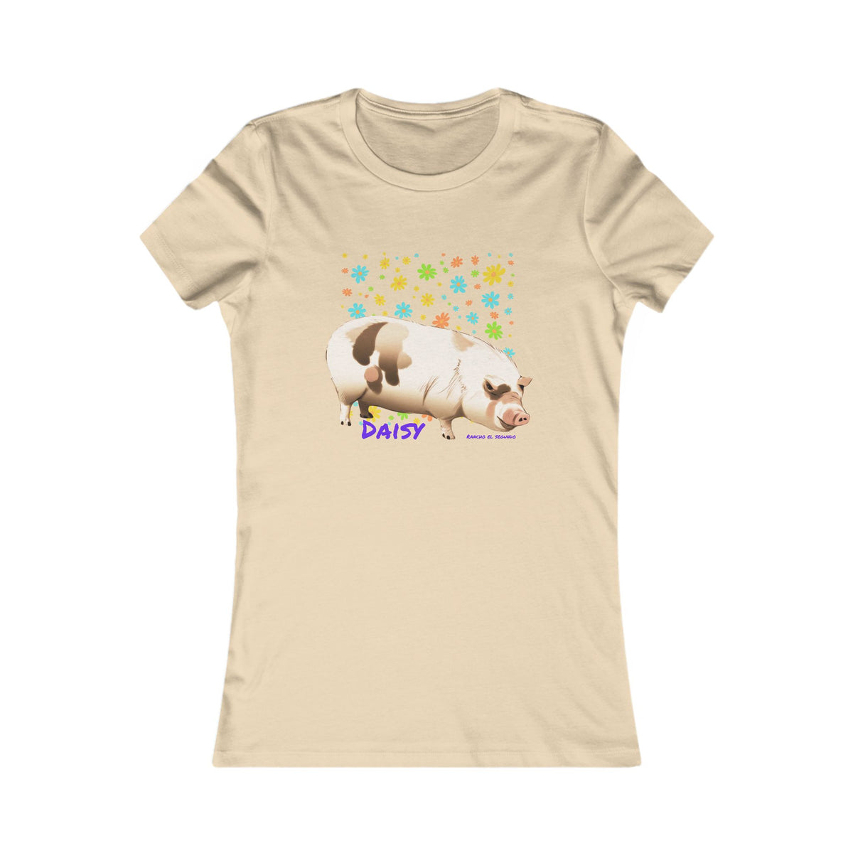 WOMENS SLIM CUT T-SHIRT - DAISY - CALI SUN