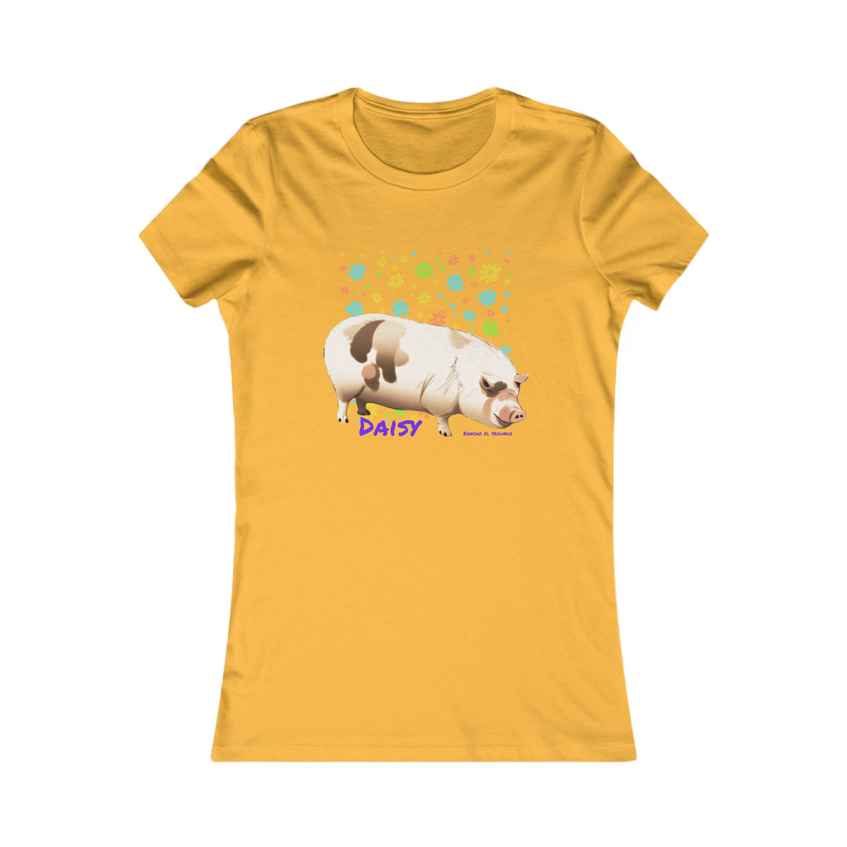 WOMENS SLIM CUT T-SHIRT - DAISY - CALI SUN