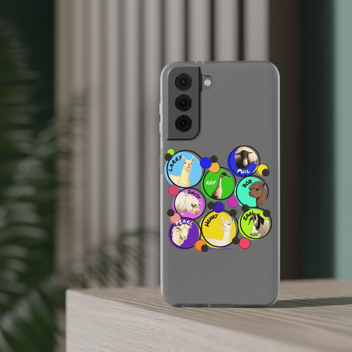 IPHONE & GALAXY FLEXI CASE - THE WHOLE GANG - CALI SUN