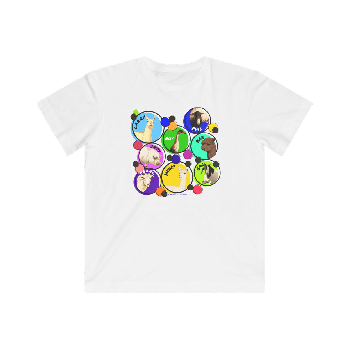 KIDS T-SHIRT - THE WHOLE GANG - CALI SUN