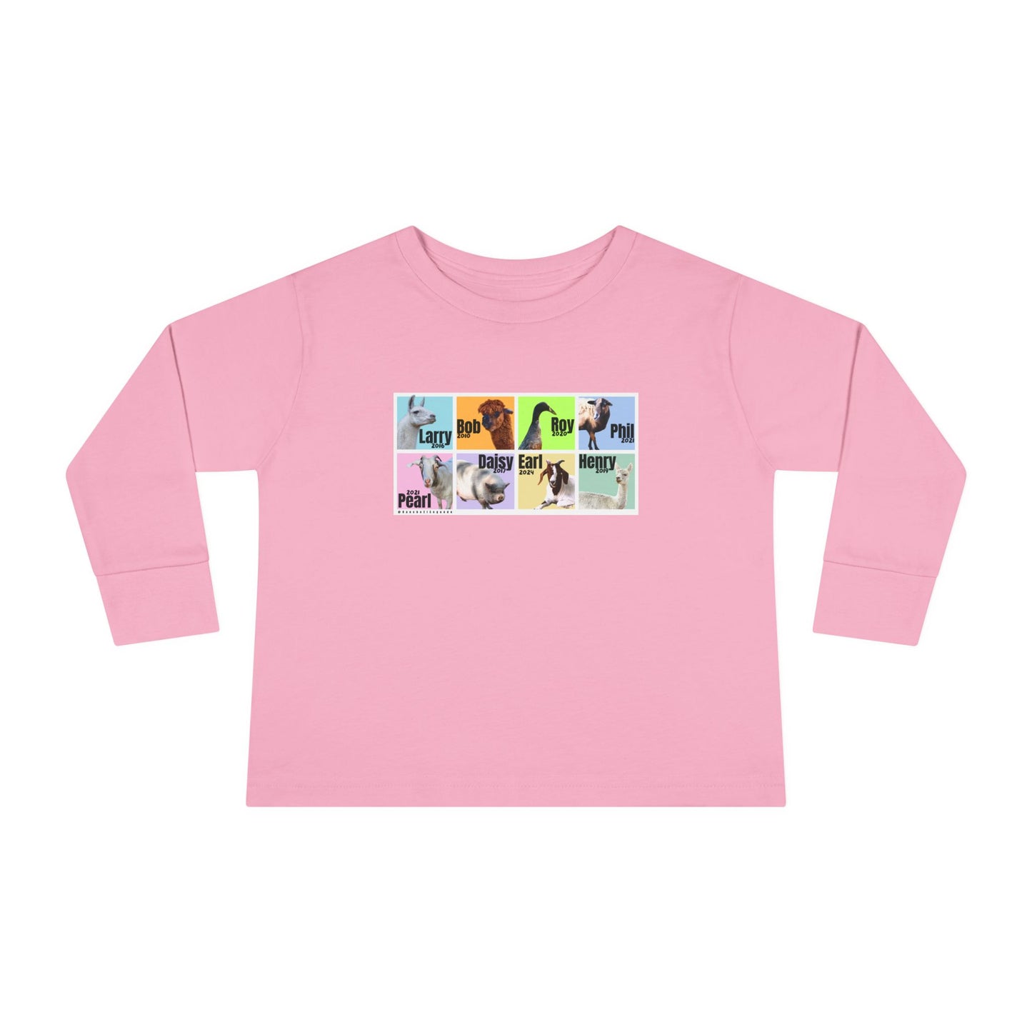 THE WHOLE GANG - LONG SLEEVE TEE - PASTEL