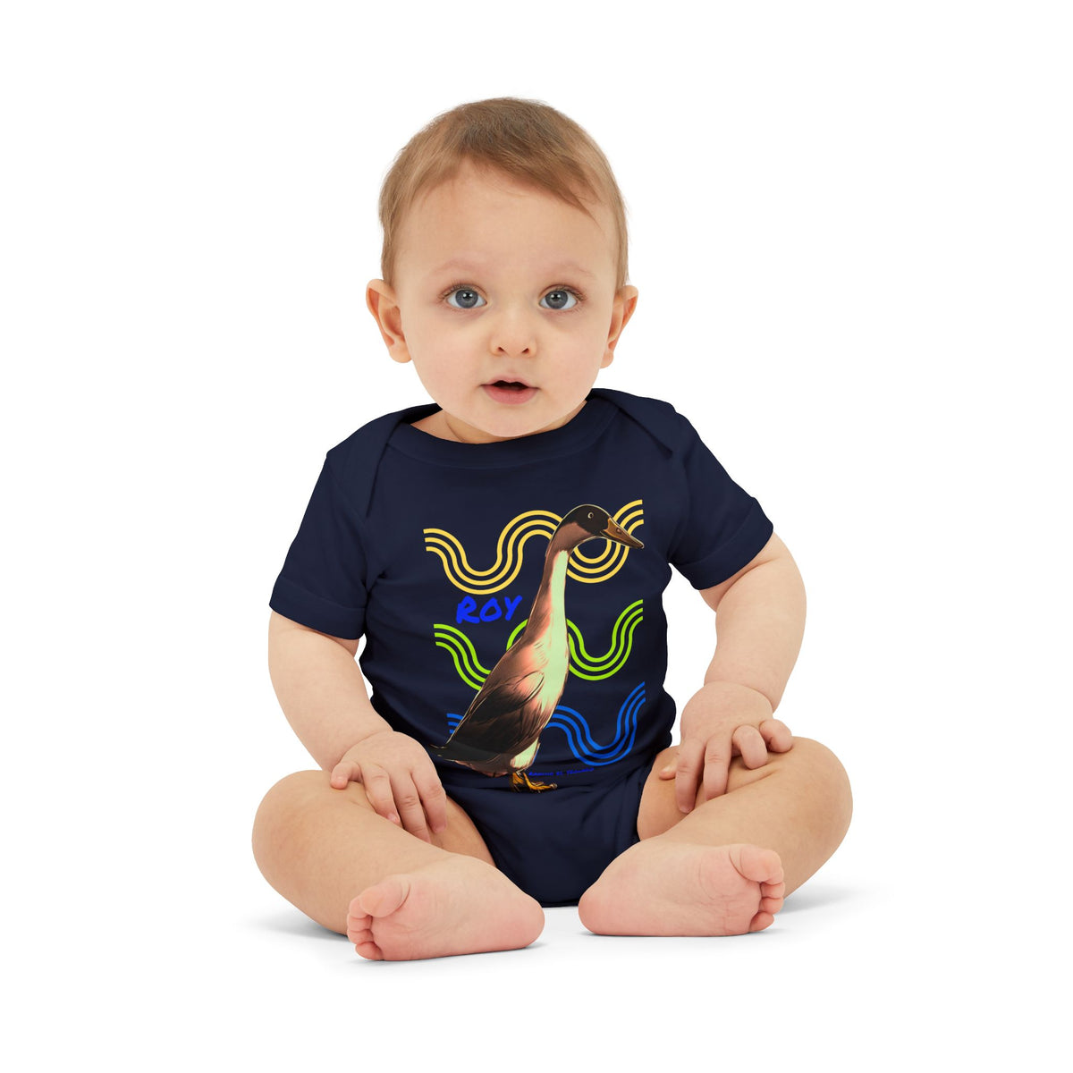 INFANT SHORT SLEEVE ONESIE - ROY - CALI SUN
