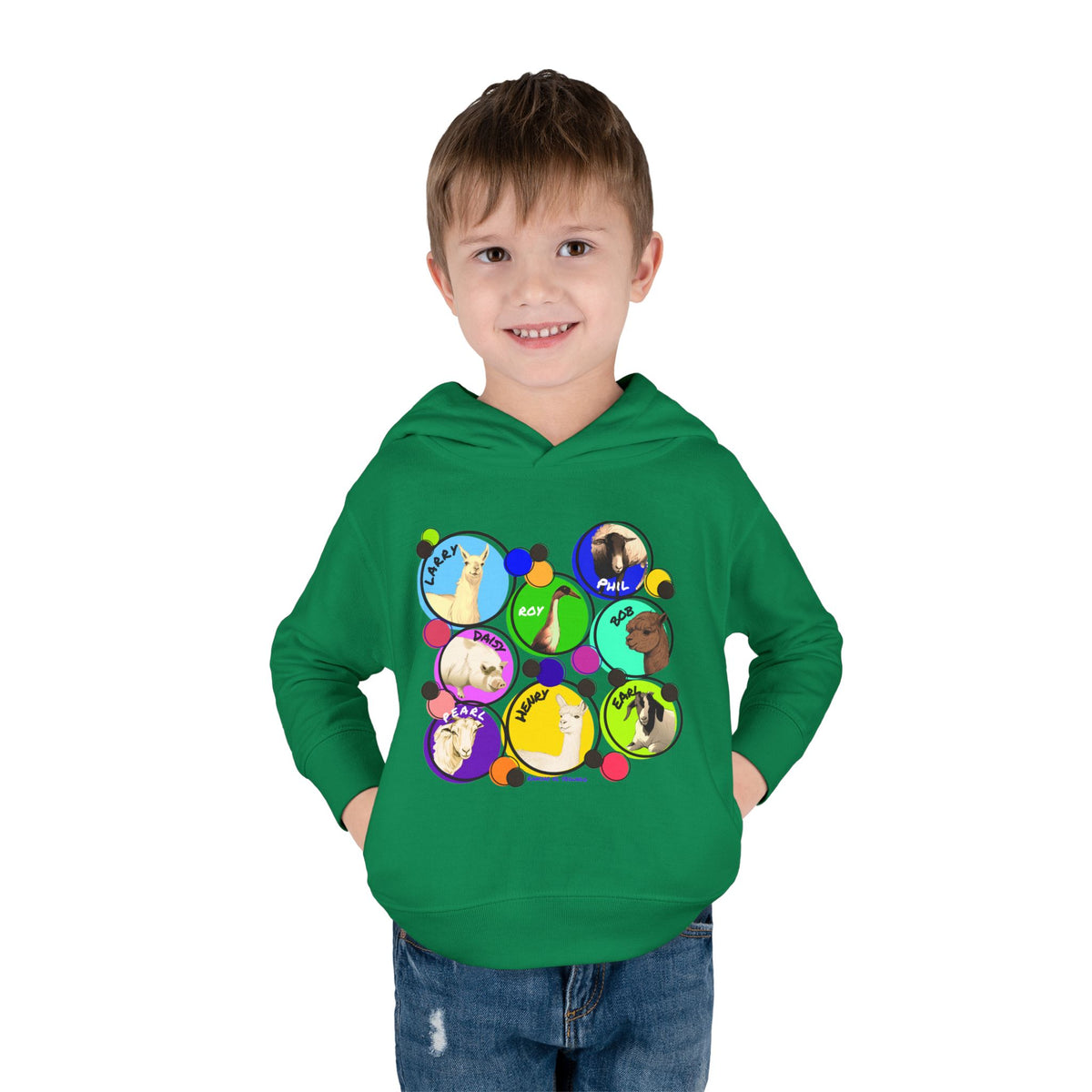 TODDLER  HOODIE - THE WHOLE GANG - CALI SUN