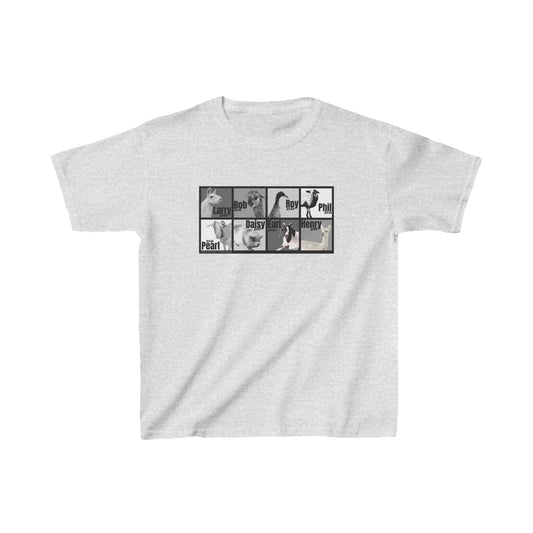 THE WHOLE GANG - KIDS TEE -  BLACK & WHITE