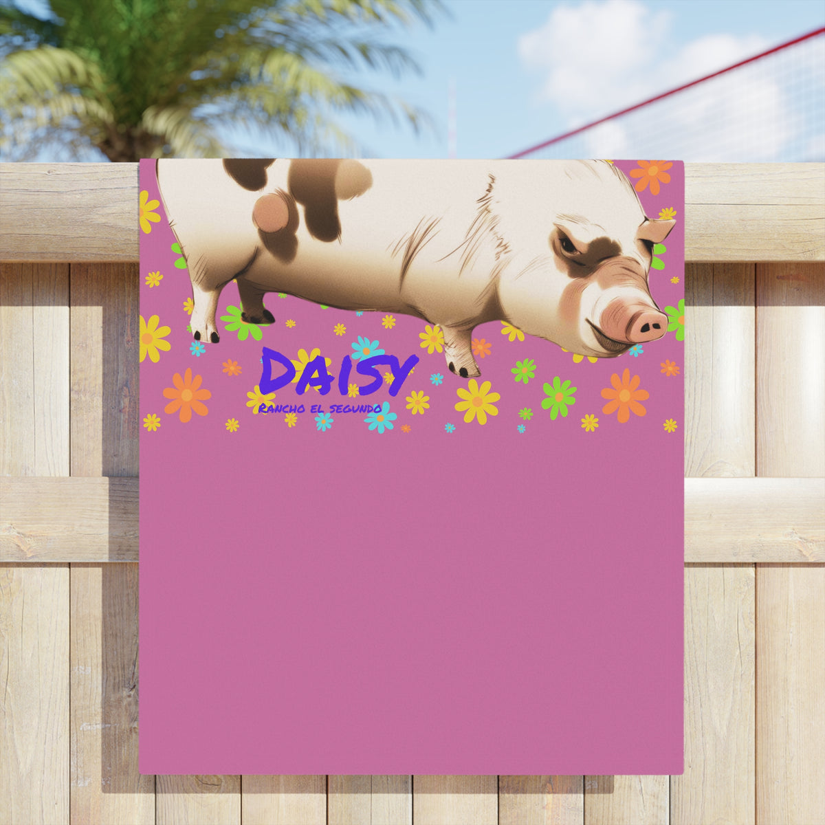 BEACH TOWEL - DAISY - CALI SUN