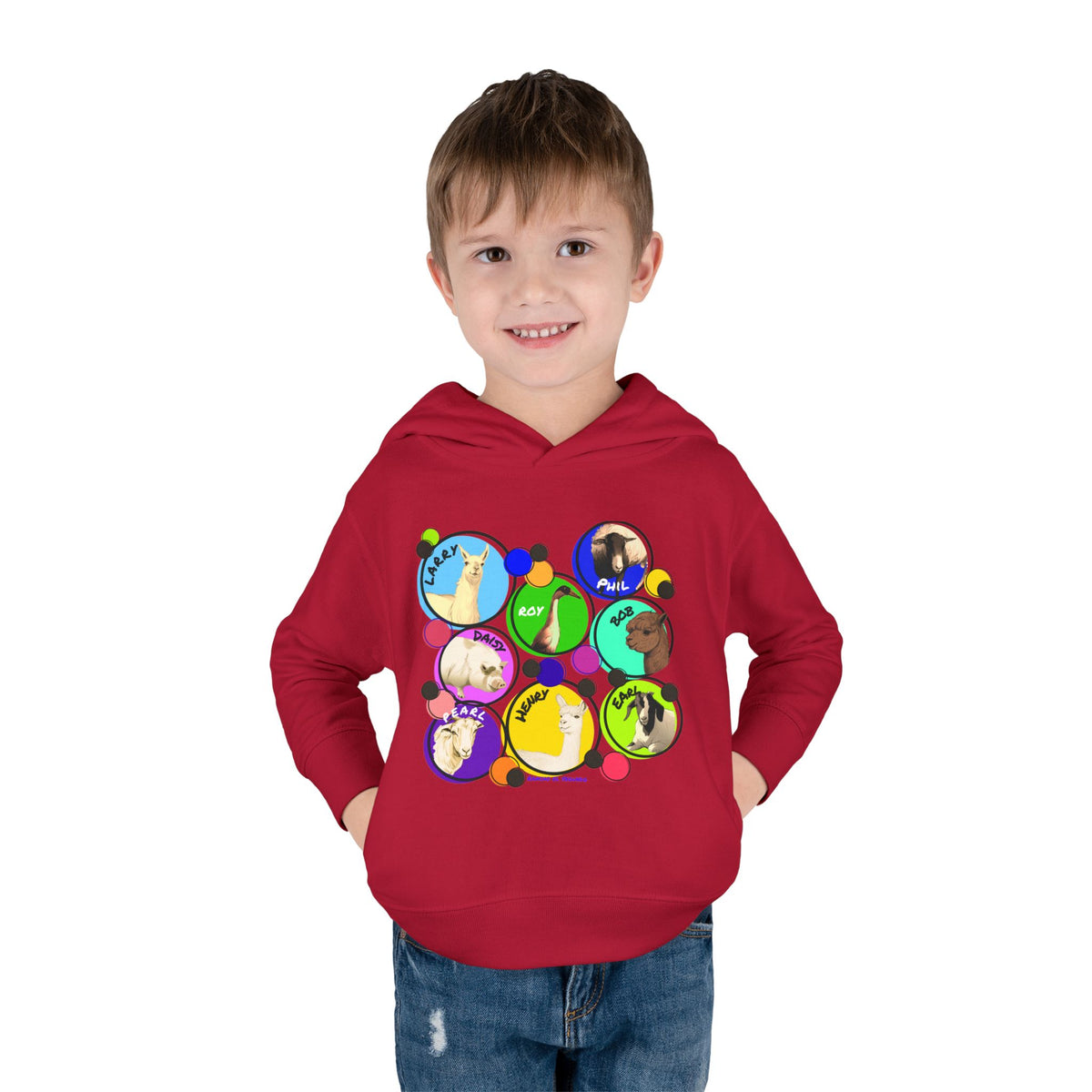 TODDLER  HOODIE - THE WHOLE GANG - CALI SUN