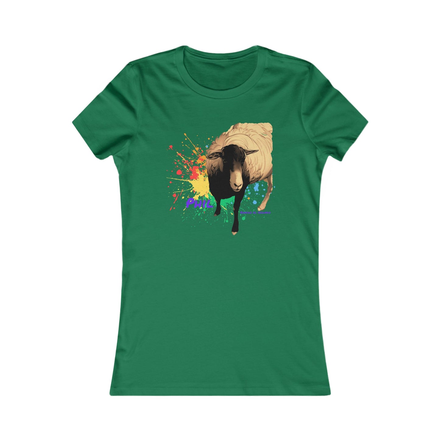 WOMENS SLIM CUT T-SHIRT - PHIL - CALI SUN