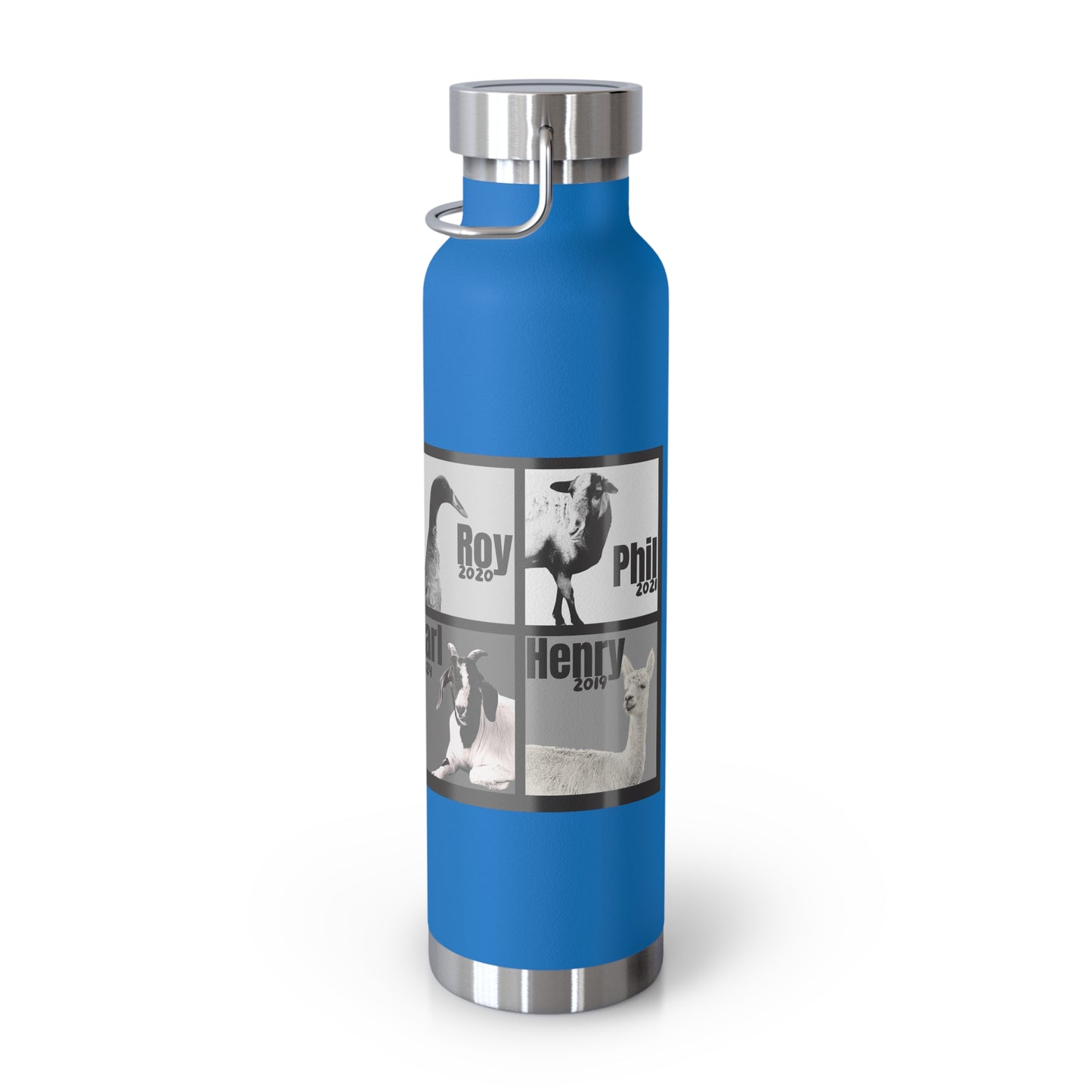 VACUUM INSULATED BOTTLE 22oz - THE WHOLE GANG - B&W