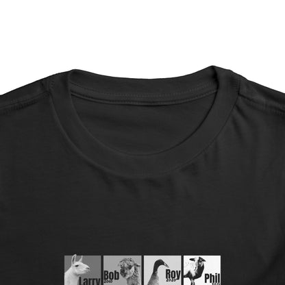 THE WHOLE GANG - TODDLER TEE -  BLACK & WHITE