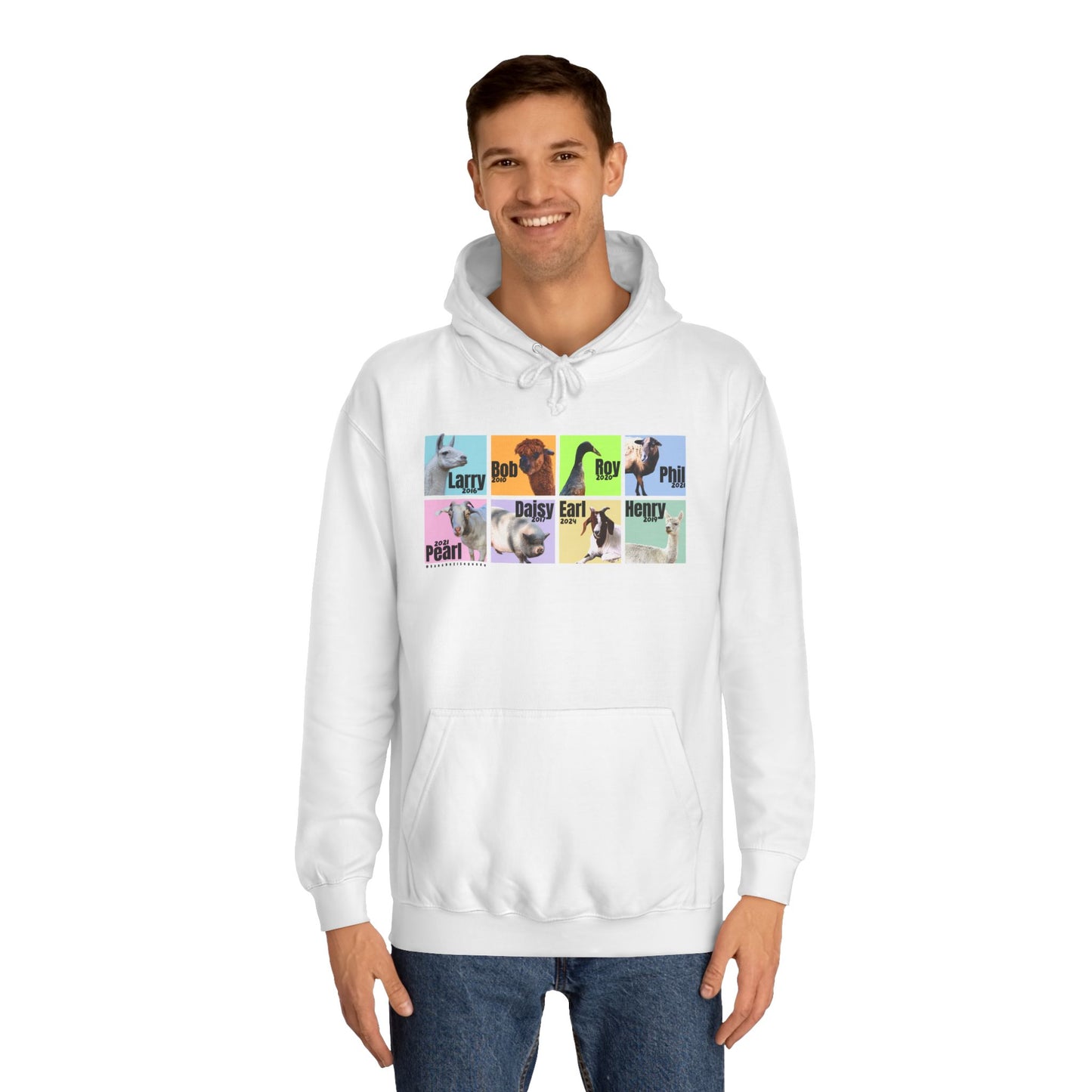 ADULT HOODIE - THE WHOLE GANG - PASTEL