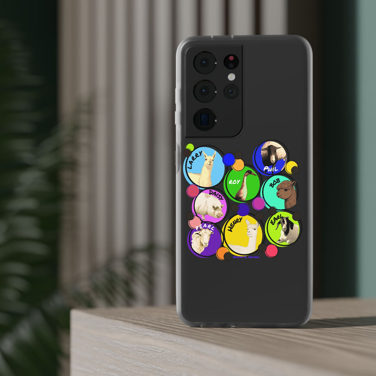 IPHONE & GALAXY FLEXI CASE - THE WHOLE GANG - CALI SUN